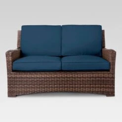 Halsted Wicker Patio Loveseat - Threshold™ -Threshold Home Decoration GUEST 015572ac 0574 4d81 a904 e46380cf37f7