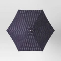 9'x9' Arete Market Patio Umbrella Navy - Threshold™ -Threshold Home Decoration GUEST 0340ac0d b37f 4927 9bf3 a99c7d4839b2