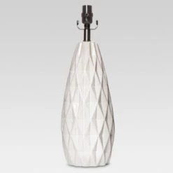 Faceted Ceramic Large Lamp Base White - Threshold 6 Faceted Ceramic Large Lamp Base White - Threshold -Threshold Home Decoration GUEST 048a6fec 999a 4be3 b619 5d35c87ec3f0