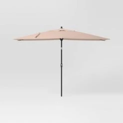 10'x6' Rectangular Market Patio Umbrella - Black Pole - Threshold™ -Threshold Home Decoration GUEST 04fd764f 25cd 4622 a038 23802c9ac138