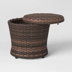 Halsted 5pc Wicker Small Space Patio Furniture Set - Threshold 21 Halsted 5pc Wicker Small Space Patio Furniture Set - Threshold -Threshold Home Decoration GUEST 07ad4fbc b790 4e01 a935 8a3005053363