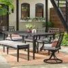 Fairmont 2pk Stationary Patio Dining Chairs, Outdoor Furniture - Linen - Threshold™