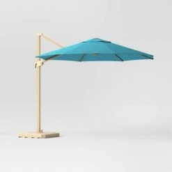 11'x11' Offset Patio Umbrella - Light Wood Pole - Threshold™ 17 11'x11' Offset Patio Umbrella - Light Wood Pole - Threshold™ -Threshold Home Decoration GUEST 081b8e95 cf68 4752 adda 7a85d0a3bba3