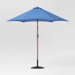 9'x9' Market Patio Umbrella - Light Wood Pole - Threshold™ -Threshold Home Decoration GUEST 0a06f70c 7dde 4a88 9f3e 1163305f597b