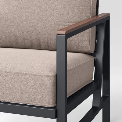 Oak Park 3pc Patio Chat Set - Threshold™ 5 Oak Park 3pc Patio Chat Set - Threshold™ - Image 5