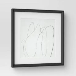 (Set Of 2) 24" X 24" Sketch Art Print Black/White - Threshold™ Designed With Studio McGee -Threshold Home Decoration GUEST 0bf224f0 acc1 49d1 9e43 015c58427c09