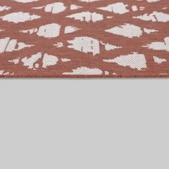 5' X 7' Diamond Outdoor Rug Orange - Threshold™ -Threshold Home Decoration GUEST 0e0be517 30b0 4773 9963 6fe5b17e4463