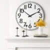 28" Modern Wall Clock White - Threshold™
