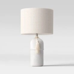 Large Assembled Ceramic Table Lamp White - Threshold™ -Threshold Home Decoration GUEST 110180f4 8e56 42b0 95f4 39a5d92c8373