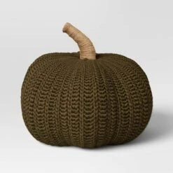 Knit Pumpkin With Jute Stem Novelty Throw Pillow - Threshold™ -Threshold Home Decoration GUEST 111abee2 9303 4dae be80 996fe798945f