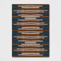 Striped Area Rug Turquoise/Yellow - Threshold™ 9 Striped Area Rug Turquoise/Yellow - Threshold™ -Threshold Home Decoration GUEST 1285ec14 7240 47e7 bf2e 2ce133f995b4