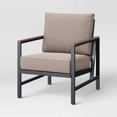 Oak Park 3pc Patio Chat Set - Threshold™ 2 Oak Park 3pc Patio Chat Set - Threshold™ - Image 2