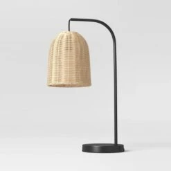 Addison Rattan Table Lamp Brown - Threshold™ -Threshold Home Decoration GUEST 13c0a3a6 944c 4c4e a336 319f57cdf7ef