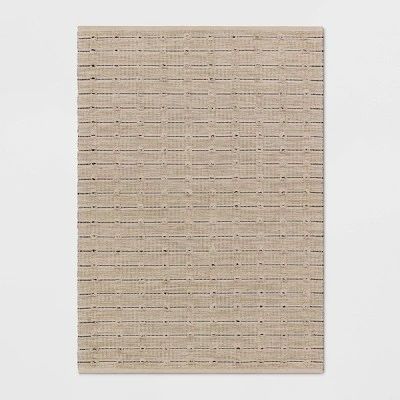 Woven Striped Flatweave Rug Black/Cream - Threshold™ 5 Woven Striped Flatweave Rug Black/Cream - Threshold™ - Image 5