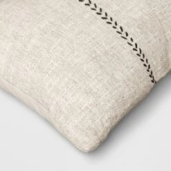Oversized Stitched Lumbar Throw Pillow Neutral - Threshold™ -Threshold Home Decoration GUEST 1b3e6912 537b 4a18 a3c5 485cfb4f0792