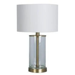 Fillable Accent With USB Table Lamp Brass - Threshold™ -Threshold Home Decoration GUEST 1bb85741 23ad 46c1 a755 e6a1658c6bca