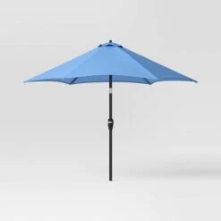 9'x9' Market Patio Umbrella - Black Pole - Threshold™ -Threshold Home Decoration GUEST 1bba1ed8 6472 4cae 81d6 5526f840b6b2