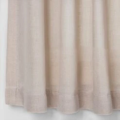2pk 42"x36" Light Filtering Bonaire Curtain Tiers Beige - Threshold™ -Threshold Home Decoration GUEST 1ceb97a3 eae5 4878 bb8e 89af20ef715b