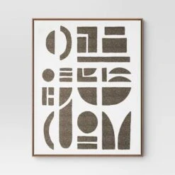 (Set Of 2) 24" X 30" Morphology Framed Wall Canvases Gold - Threshold™ -Threshold Home Decoration GUEST 1ee8c9f8 655d 4fcd 9f55 dd08e8410dee