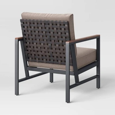 Oak Park 3pc Patio Chat Set - Threshold™ 4 Oak Park 3pc Patio Chat Set - Threshold™ - Image 4