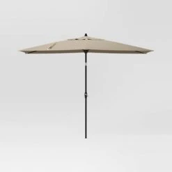 10'x6' Rectangular Market Patio Umbrella - Black Pole - Threshold™ -Threshold Home Decoration GUEST 203c21d7 00e6 444f be75 daf912d04906