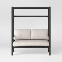 Ryegate 2pc 4' Mini Patio Daybed With Ottoman Weathered Teak - Threshold™ 10 Ryegate 2pc 4' Mini Patio Daybed With Ottoman Weathered Teak - Threshold™ -Threshold Home Decoration GUEST 21a748c0 b63f 40d1 bcbd 1159f522c39f