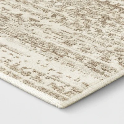 9'x12' Border Dot Motif Area Rug Beige - Threshold™ 2 9'x12' Border Dot Motif Area Rug Beige - Threshold™ - Image 2