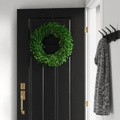 21.25" Preserved Boxwood Wreath - Threshold™ 1 21.25" Preserved Boxwood Wreath - Threshold™