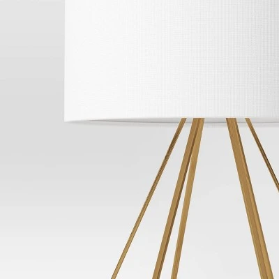 Large Geo Table Lamp Brass - Threshold™ 3 Large Geo Table Lamp Brass - Threshold™ - Image 3