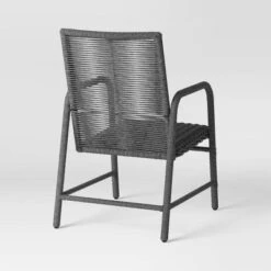 2pc Granby Padded Wicker Outdoor Patio Dining Chairs Arm Chairs Gray - Threshold™ -Threshold Home Decoration GUEST 21f7b8b5 bc51 4b1d 966d 02e361bd1162
