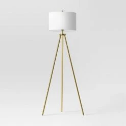 Ellis Tripod Floor Lamp Brass - Threshold™ -Threshold Home Decoration GUEST 263804f4 23df 4efe ae72 a07eedaf8c93