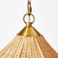 Tapered Rattan Ceiling Light Brown - Threshold™ Designed With Studio McGee -Threshold Home Decoration GUEST 2b7582e8 24c7 4074 97fb cc7ed322532b