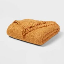Fringed Boucle Bed Throw - Threshold™ -Threshold Home Decoration GUEST 2cad3840 a572 4c6e a1cb 78da7db8d70a