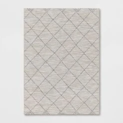 Mira Geometric Diamond Indoor/Outdoor Rug Cream - Threshold™ -Threshold Home Decoration GUEST 2e346c04 f7a9 42e9 93f4 6af47a7db49d