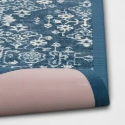 Vintage Print Comfort Rug Blue - Threshold™ -Threshold Home Decoration GUEST 2f4d2ac9 00f5 42f5 a160 ae82fb4083c6