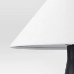 Ceramic Table Lamp With Tapered Shade Black (Includes LED Light Bulb) - Threshold™ -Threshold Home Decoration GUEST 2f5353b0 5f4d 45e5 8276 0f240a50e418