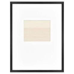 19.49" X 25.49" Matted To 8" X 10" Gallery Single Image Frame Black - Threshold™ Designed With Studio McGee