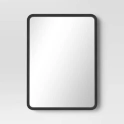 22" X 30" Rounded Corner Wood Wall Mirror - Threshold™ -Threshold Home Decoration GUEST 300779ed c898 487e 9f3b ef546a8d06b9