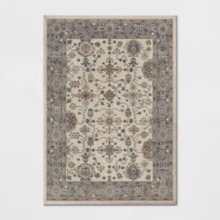 Jewel Boarder Persian Woven Rug Brown - Threshold 7 Jewel Boarder Persian Woven Rug Brown - Threshold -Threshold Home Decoration GUEST 30421360 e315 48d4 a1d3 979e6bf6abef