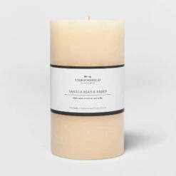 Pillar Vanilla Bean And Amber Candle - Threshold™ 9 Pillar Vanilla Bean And Amber Candle - Threshold™ -Threshold Home Decoration GUEST 311acfd4 ed2f 4111 b923 395ad3b6df96