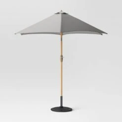 9'x9' Market Patio Umbrella - Light Wood Pole - Threshold™ -Threshold Home Decoration GUEST 32f5cb95 d51b 4c1f 9ef5 3c229603e181