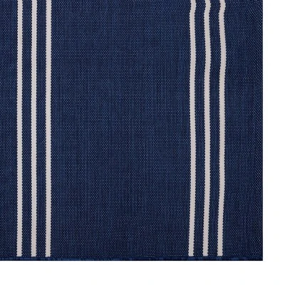 4' X 6' Outdoor Rug Stripe Navy - Threshold™ 1 4' X 6' Outdoor Rug Stripe Navy - Threshold™