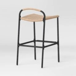 Popperton 2pk Arched Wicker Bar Height Patio Chairs, Outdoor Furniture - Black - Threshold™ Designed With Studio McGee 6 Popperton 2pk Arched Wicker Bar Height Patio Chairs, Outdoor Furniture - Black - Threshold™ Designed With Studio McGee -Threshold Home Decoration GUEST 35ac354a ae96 4702 abc7 35607560042d