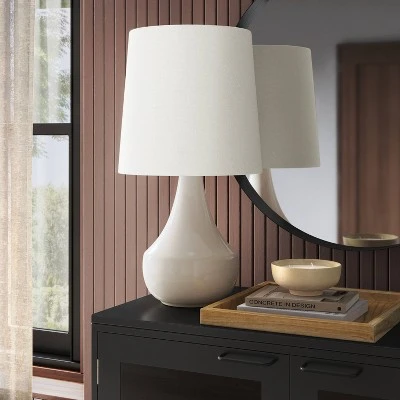 Montreal Wren Assembled Table Lamp White - Threshold™ 2 Montreal Wren Assembled Table Lamp White - Threshold™ - Image 2