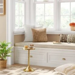 Oversized Placed Striped Square Throw Pillow - Threshold™