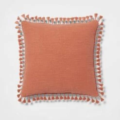Euro Textured Slub Tassel Decorative Throw Pillow - Threshold™ -Threshold Home Decoration GUEST 3bd19ffb e688 44b0 8dc2 0b5a7009dfa2