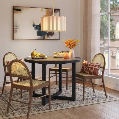 Bamboo Ceiling Drum Light Natural - Threshold™ 2 Bamboo Ceiling Drum Light Natural - Threshold™ - Image 2