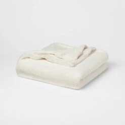 60"x80" Lush Faux Fur Bed Throw - Threshold™ -Threshold Home Decoration GUEST 401c2e9f a562 421f acb7 fd63e63d92e4