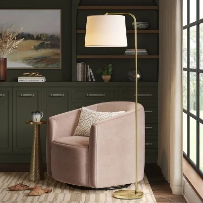 New Traditional Downbridge Floor Lamp Brass - Threshold™ 1 New Traditional Downbridge Floor Lamp Brass - Threshold™