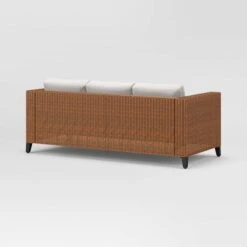 Brookfield Steel Wicker Patio Sofa - Light Brown - Threshold™ 8 Brookfield Steel Wicker Patio Sofa - Light Brown - Threshold™ -Threshold Home Decoration GUEST 40e35b2d bbb9 4ec6 8ba5 e27cb935069b
